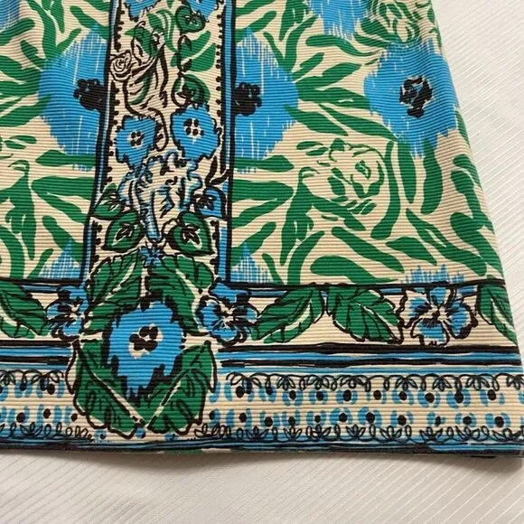 Lilly Pulitzer Layton Sea Oat Ikatty Ikat Engineered Print Shift Dress Size XS - Picture 3 of 7